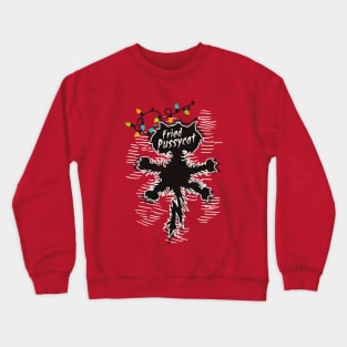 Fried Pussycat - Christmas Vacation Scene Crewneck Sweatshirt